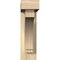 Ekena Millwork Imperial Block Rough Sawn Bracket w/ Offset Brace, Douglas Fir, 4"W x 14"D x 14"H BKT0402X14X14IMP05RDF - alternate 4